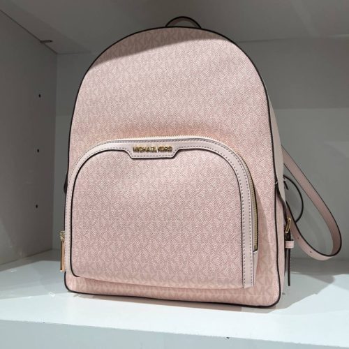 (Pre Order) Michael Kors Large Backpack Signature Powder Blush Amory