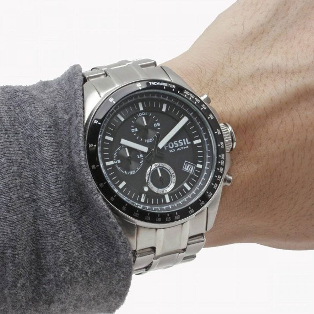 Fossil CH2600IE Decker Chronograph Stainless Steel Watch - Image 5