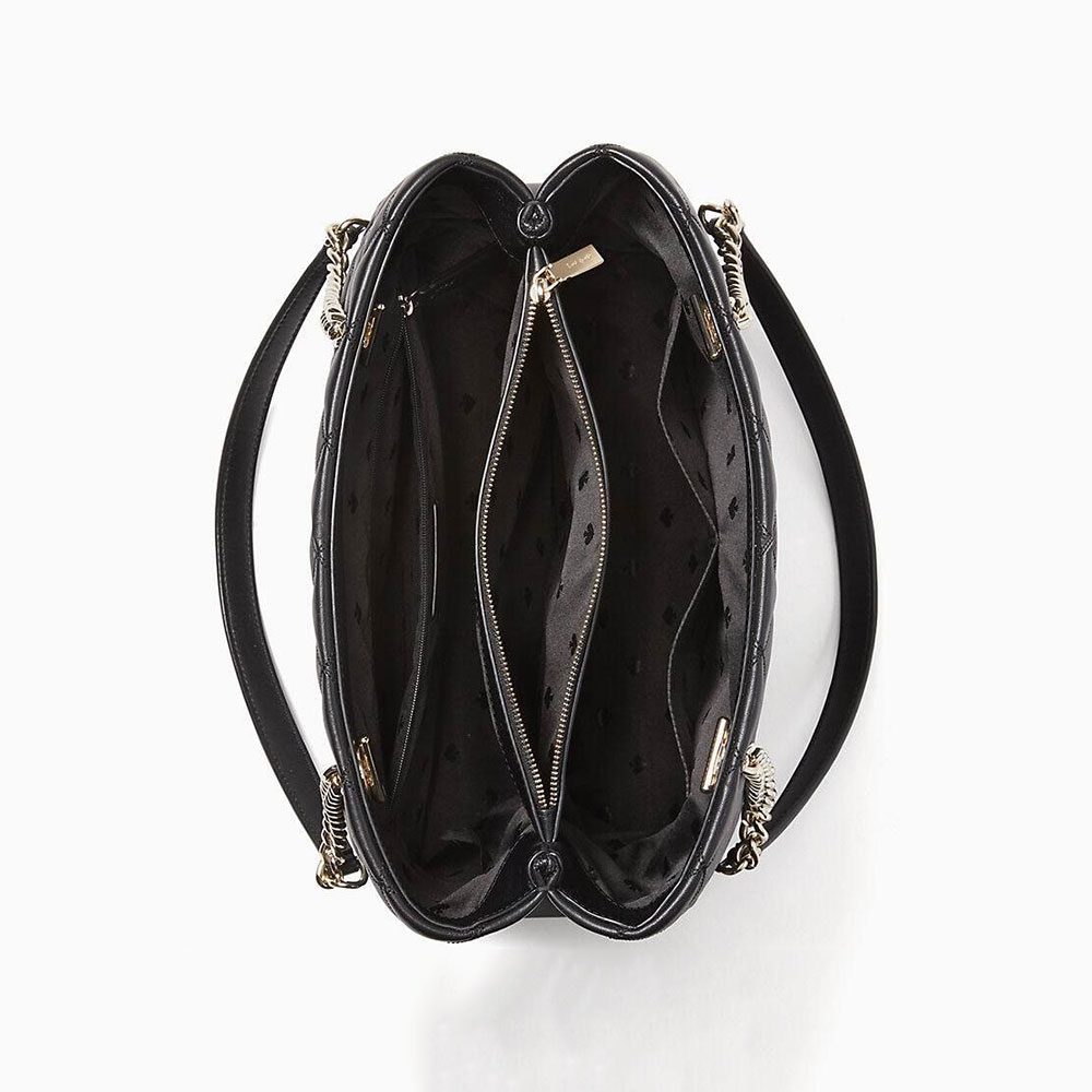(USA Ready Stock) Kate Spade Natalia Tote in Black - Image 2