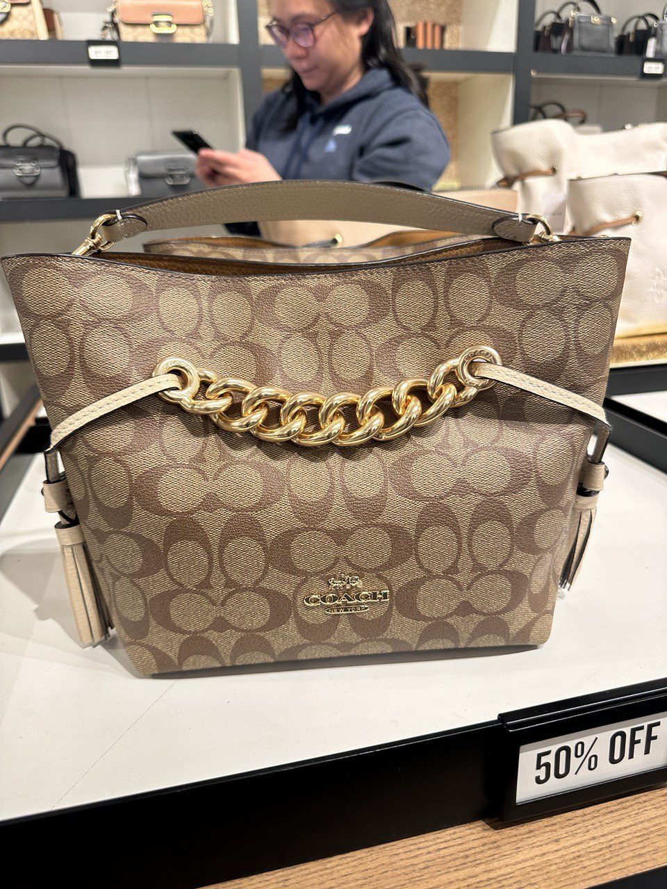(Pre Order) Coach Andy Chain Crossbody - Amory