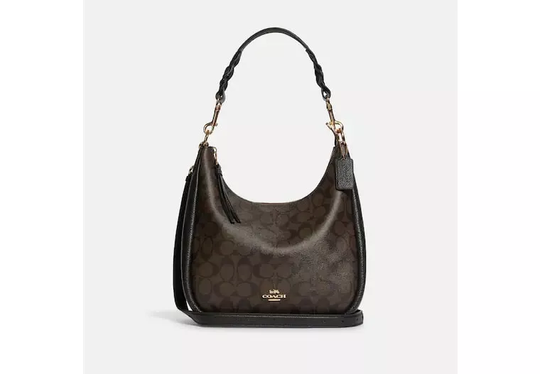 (Pre Order) Coach Jules Hobo Brown Black