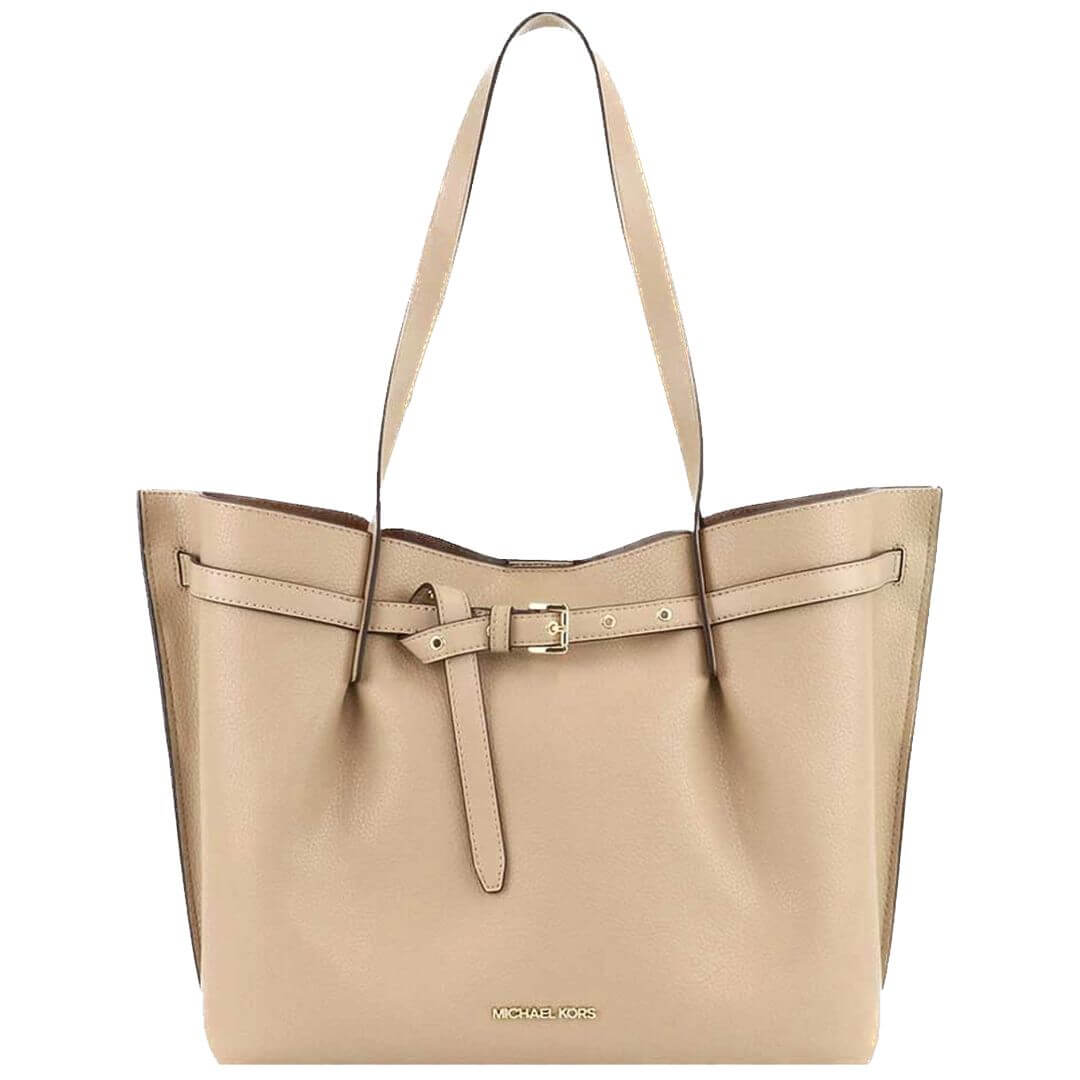 Michael Kors Emilia Tote In Bisque - Amory