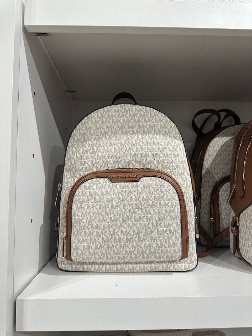 (Pre Order) Michael Kors Jaycee Large Zip Pocket Backpack Signature