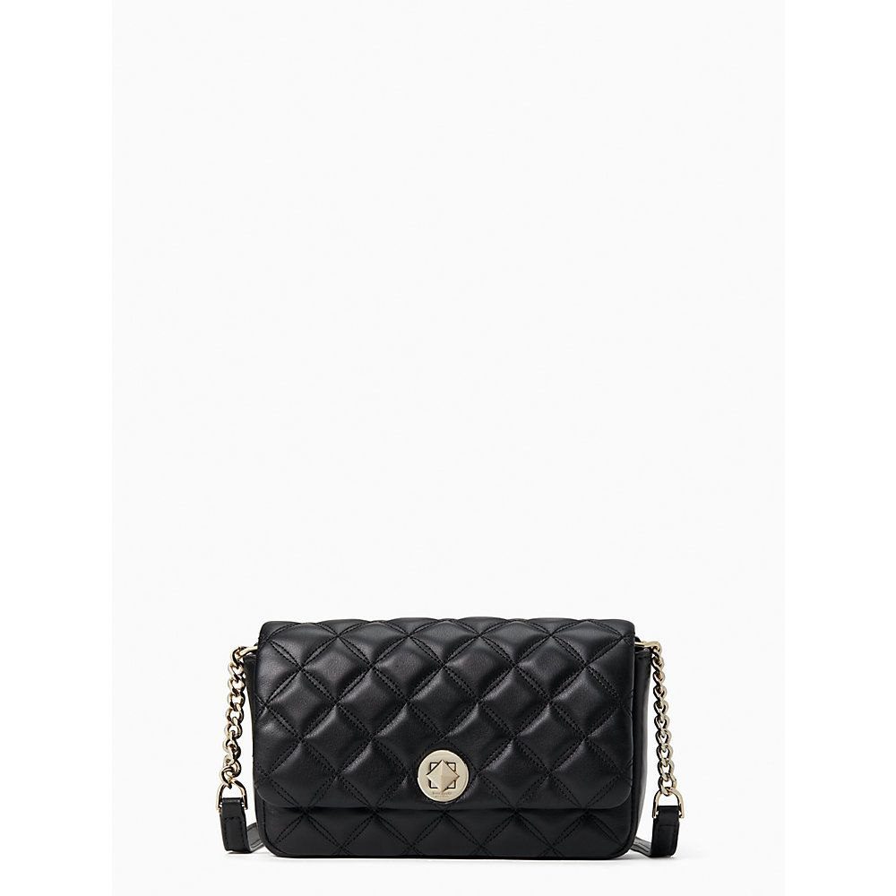 (Pre Order) Kate Spade Natalia Flap Turnlock Crossbody Black