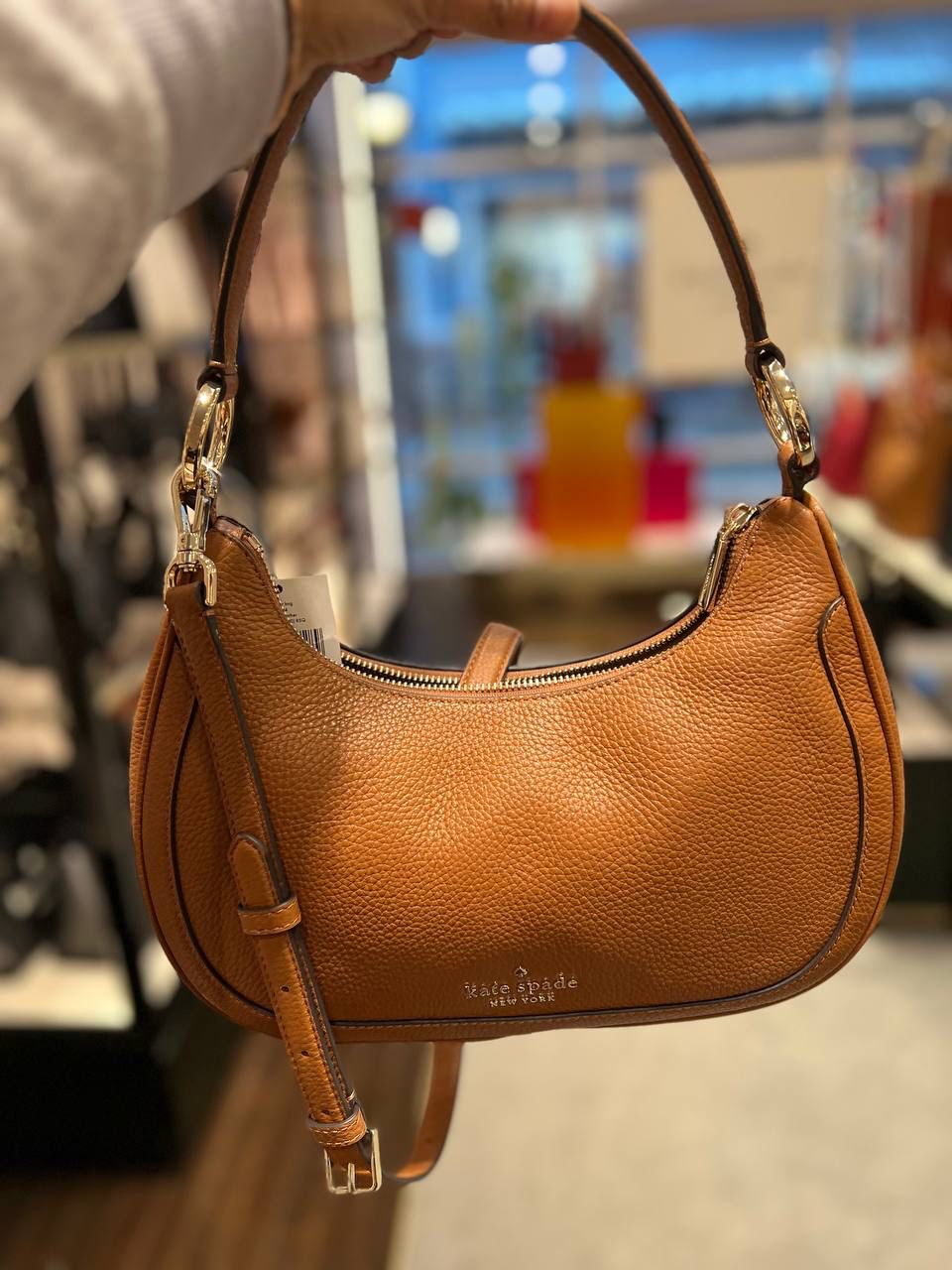 Kate spade pebbled leather shoulder bag hot sale