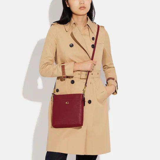 Coach Kitt Messenger Crossbody Brass Cherry - Retail Transfer - Image 3