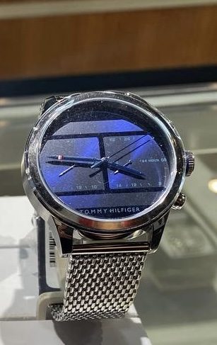 (Pre Order) tommy hilfiger watches blue stainless steel - Amory