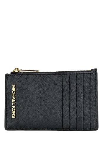 (Pre Order) Michael Kors Jet Set Travel Medium Card Case black - Amory