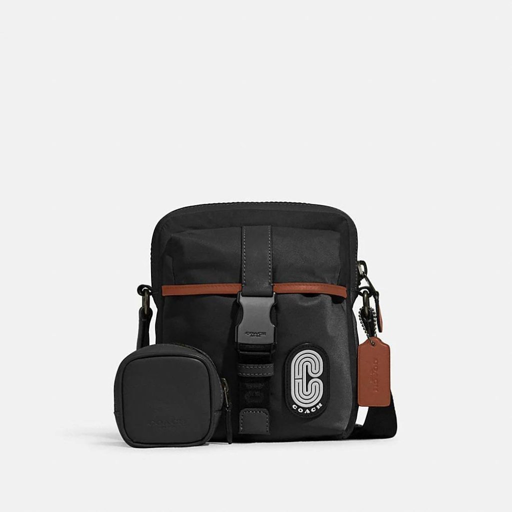 Coach max nylon crossbody black Amory