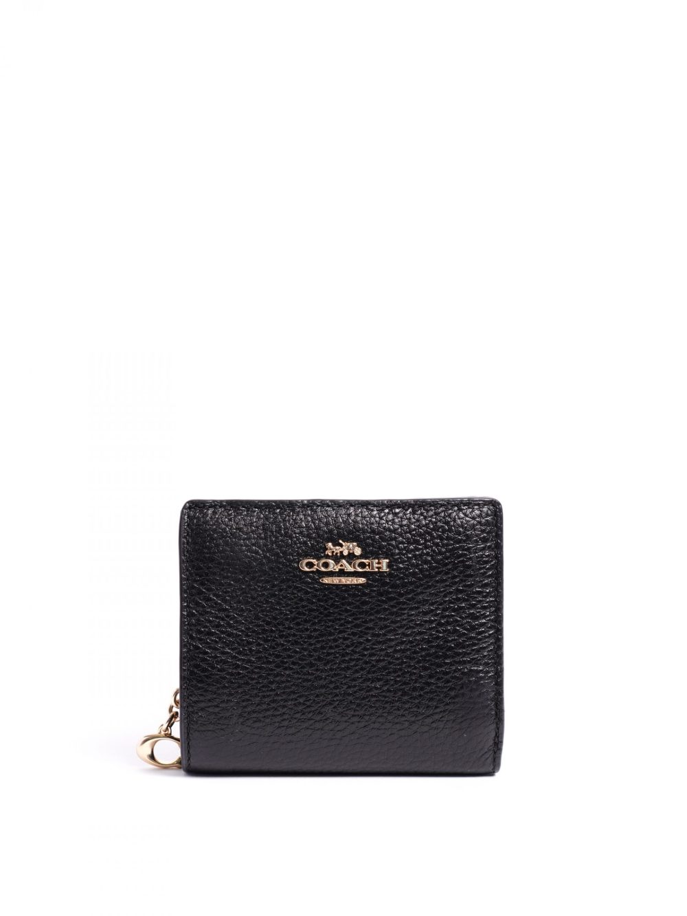 (Pre Order) coach snap wallet in black - Amory