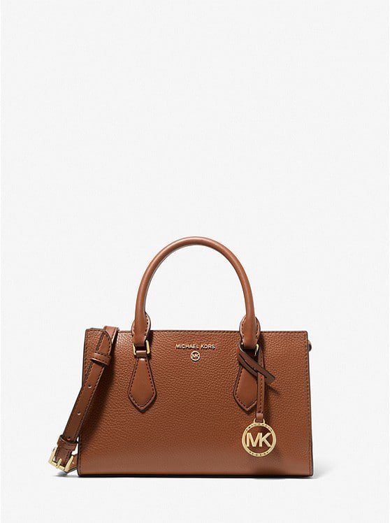 Pre Order) Michael Kors valerie small pebble leather luggage - Amory