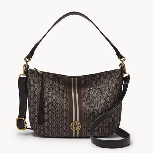 (Pre Order) fossil skylar crossbody brown black Amory