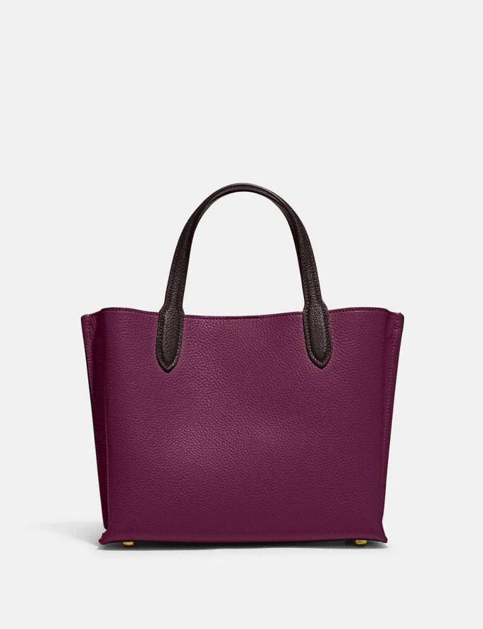 Coach willow tote 24 deep berry multi - Retails Transfer - Image 3