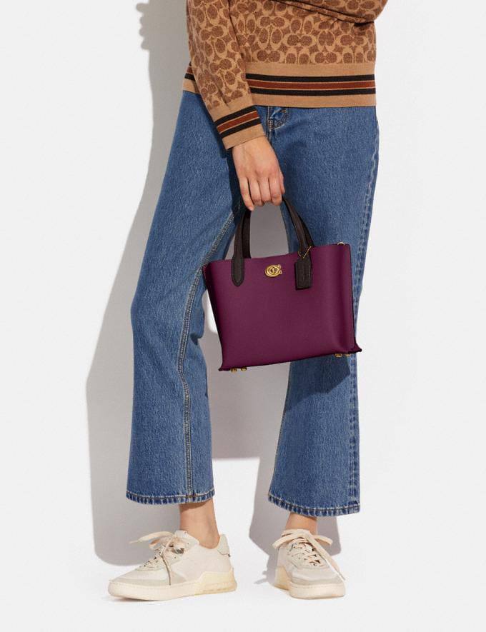 Coach willow tote 24 deep berry multi - Retails Transfer - Image 6
