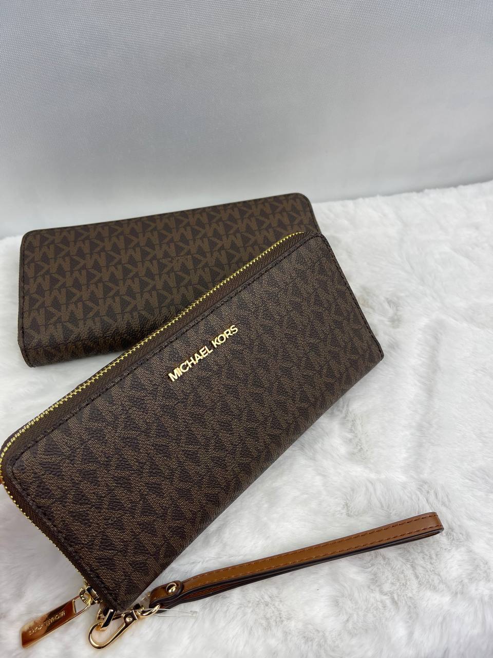 (USA Ready Stock) Michael Kors Continental Wallet in Sig Brown - Image 2