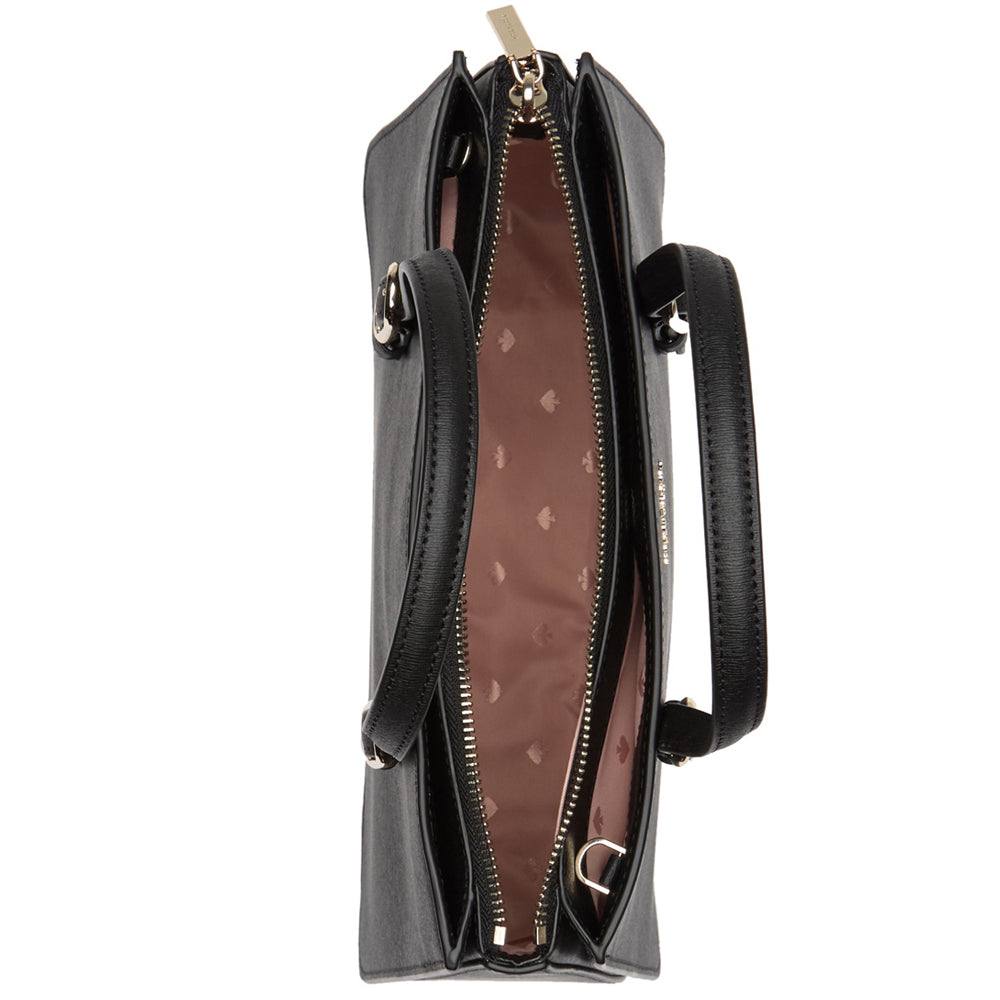 Kate Spade Connie Medium Triple Gusset Satchel Bag Black - Image 4