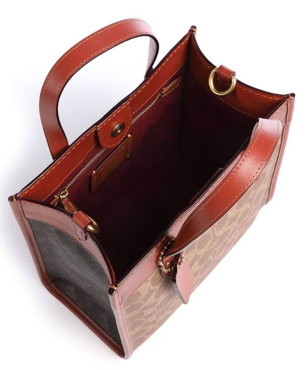 Coach field tote 22 signature brown - Retail Transfer - Image 6