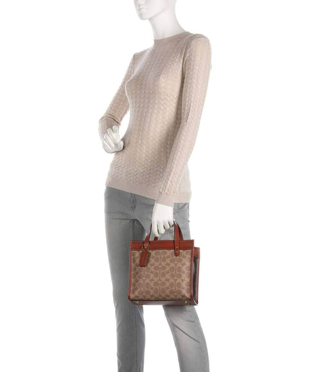 Coach field tote 22 signature brown - Retail Transfer - Image 7