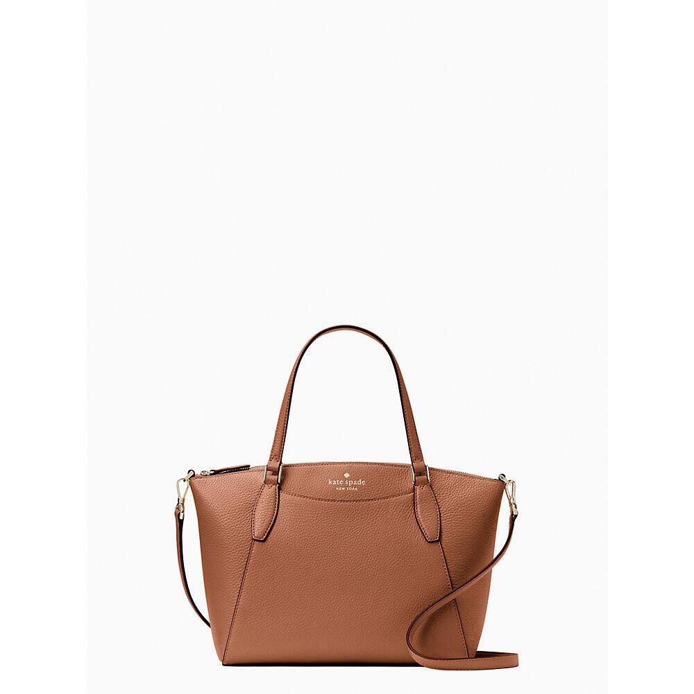 Kate Spade Monica Satchel in Warm Gingerbread