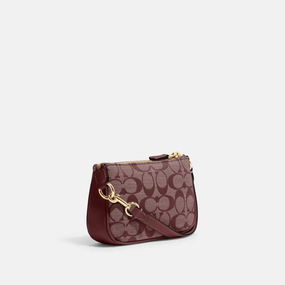 (Pre Order) Coach Nolita 15 In Signature Chambray in Wine Multi - Image 2