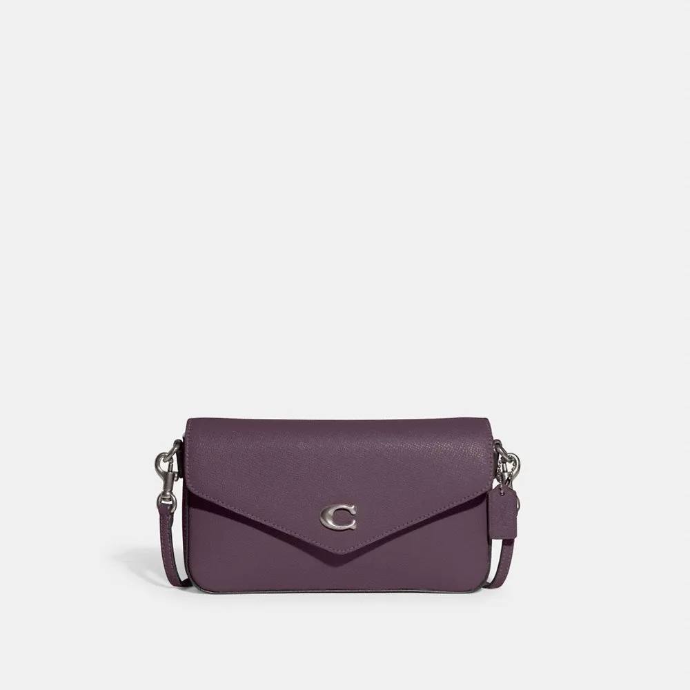 (Pre Order) Coach Crossgrain Leather Wyn Crossbody in Washed Plum - Amory