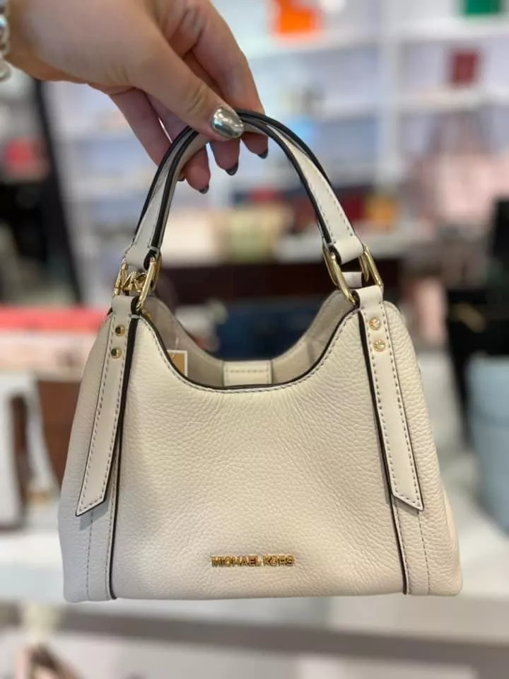 (Pre Order) Michael Kors small arlo in light cream