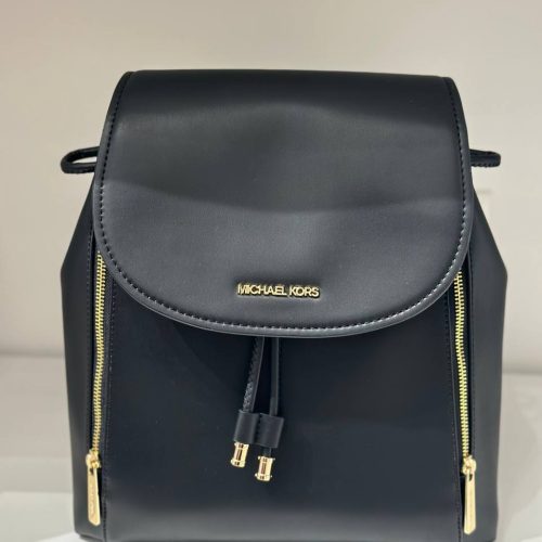 (Pre Order) Michael Kors phoebe medium backpack in black - Amory