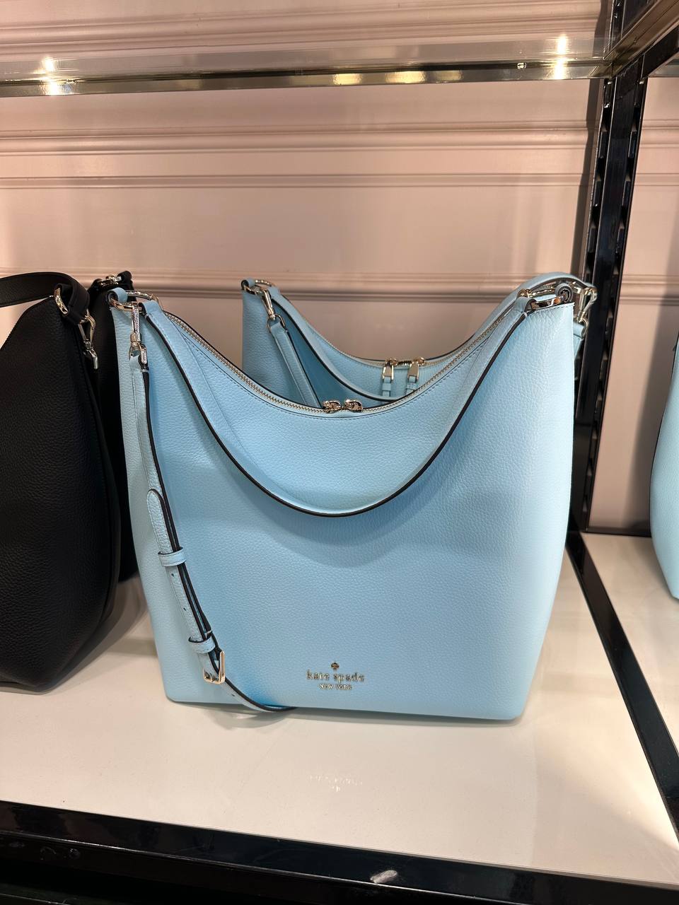 Kate Spade Zippy Pebbled Leather Shoulder Bag