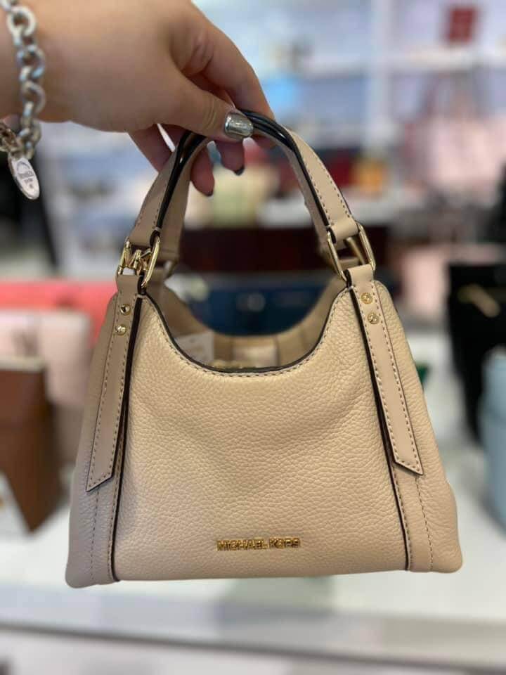 Pre Order Michael Kors Arlo Small In Camel Amory