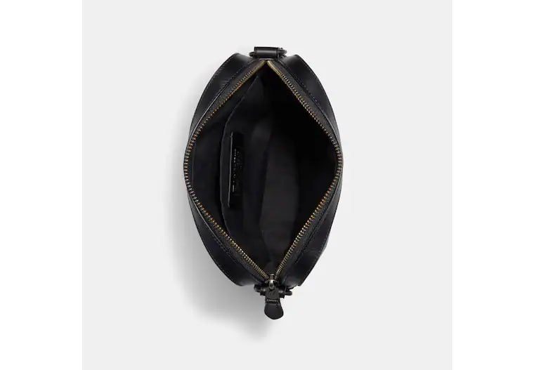 (Pre Order) Coach Houston Flight Bag In Signature Leather Black - Image 2