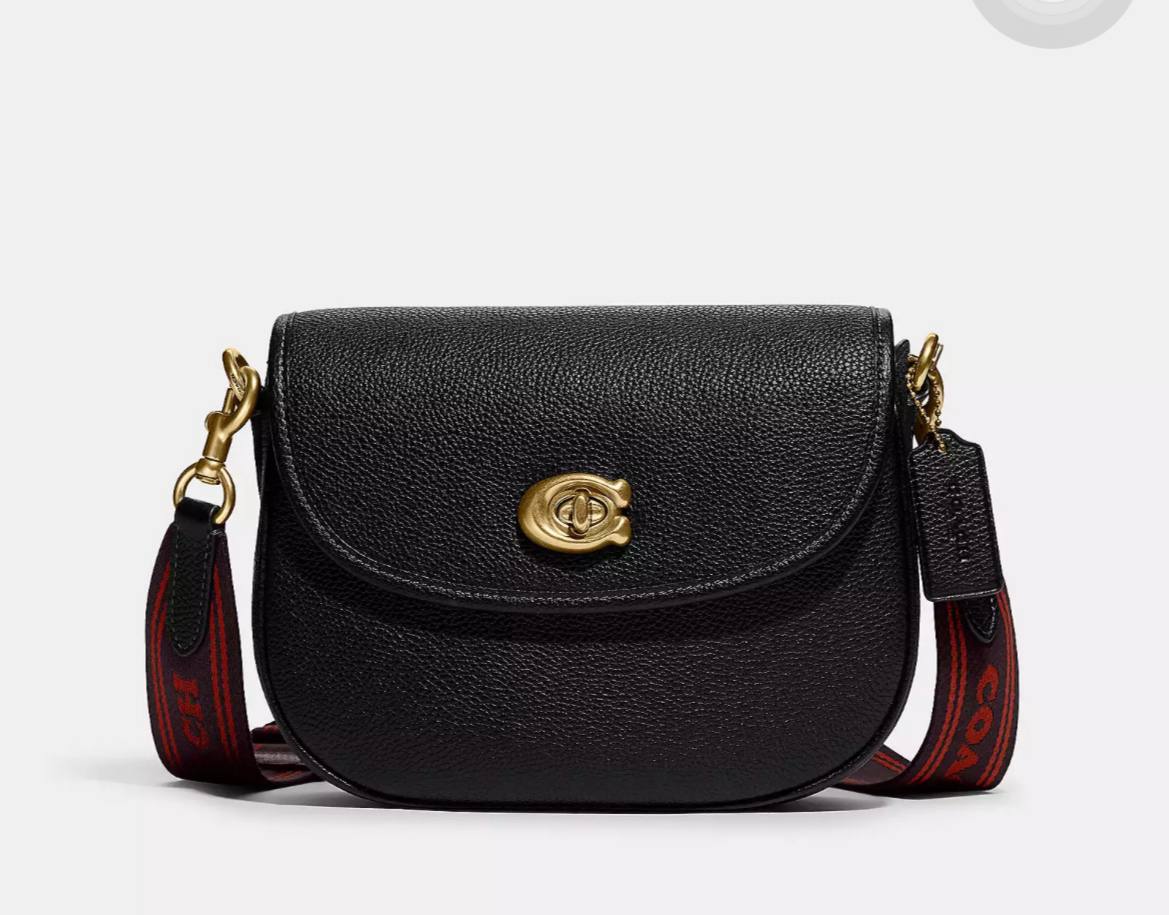 Coach Willow Saddle Bag in Black - Coach Retail
