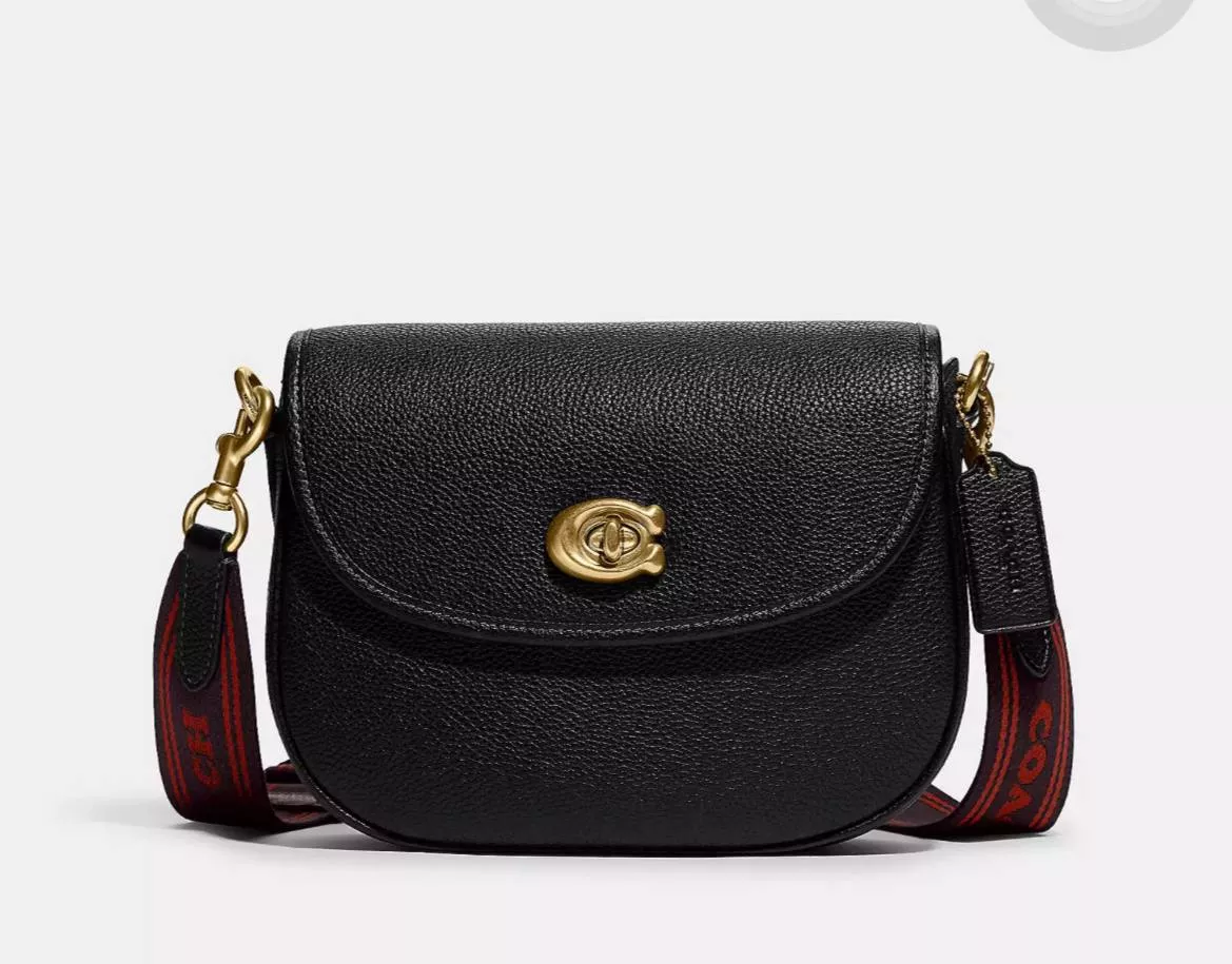 Coach Willow Saddle Bag in Black - Coach Retail