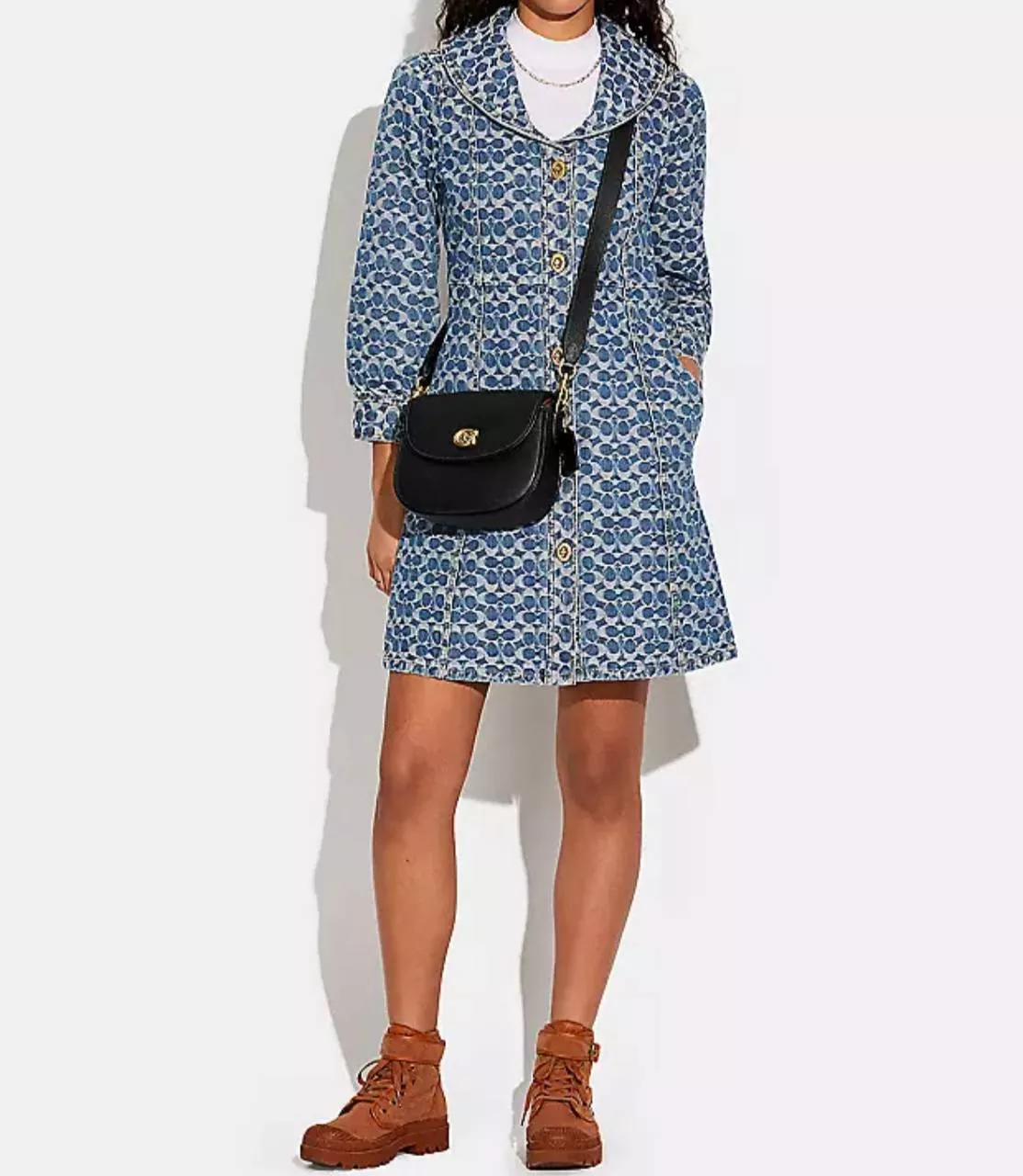 Coach Willow Saddle Bag in Black - Coach Retail - Image 6