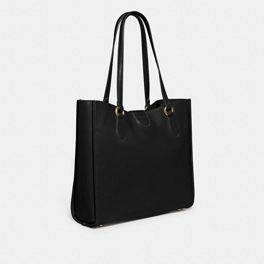 (USA Ready Stock) Coach Theo Tote in Black (CA114) - Retail transfer ...