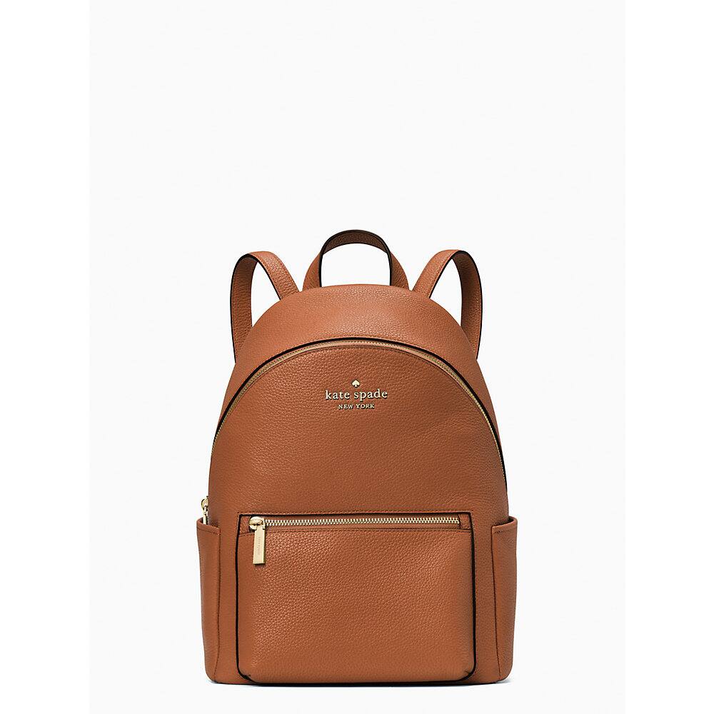 (USA Ready Stock) Kate Spade Leila Medium Dome Backpack in Warm Ginger (K8155)