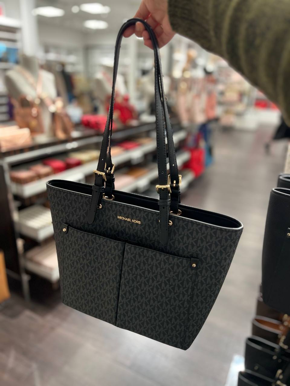 Michael kors clearance signature tote black