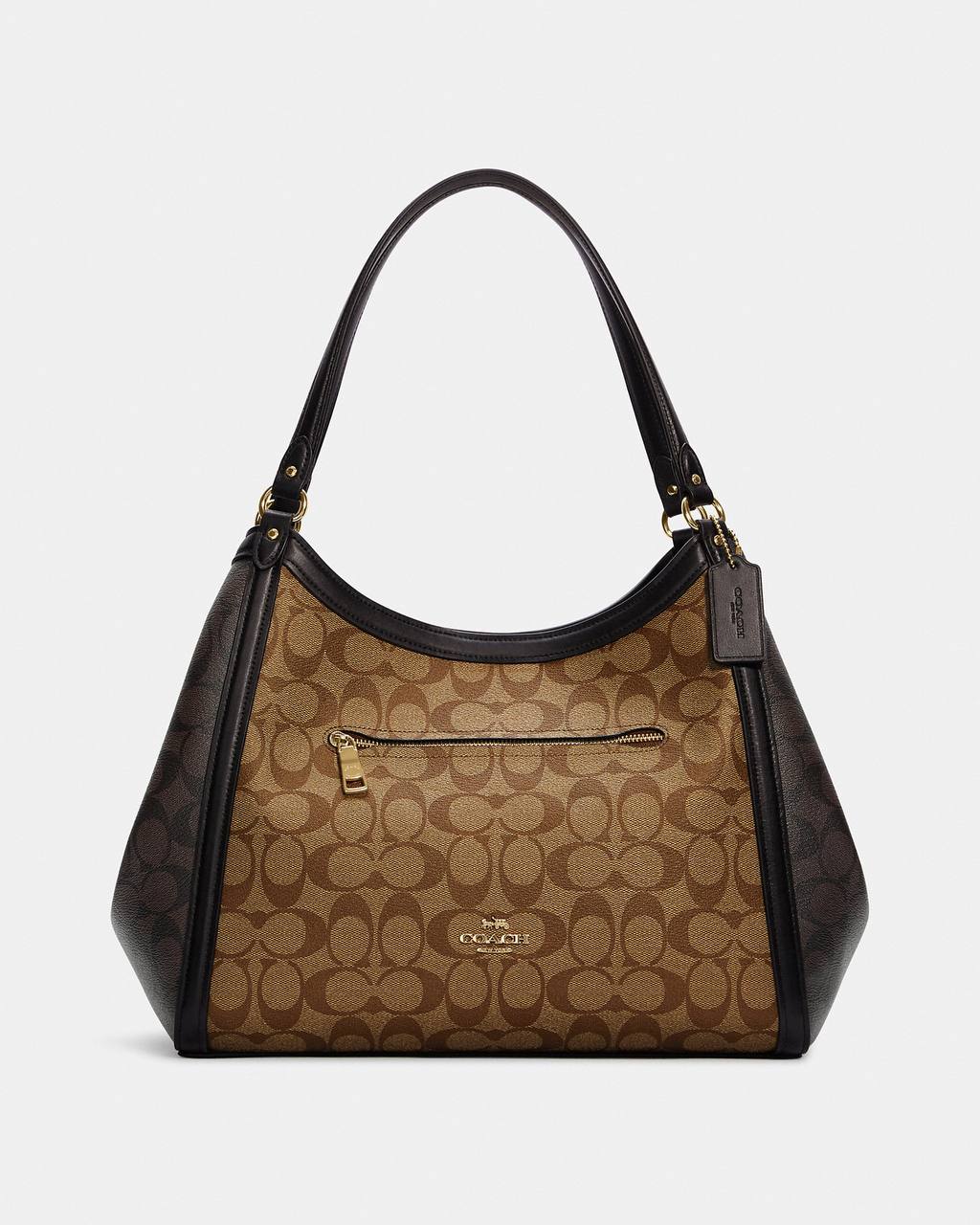 Coach Kristy Shoulder Bag In Blocked Signature Canvas