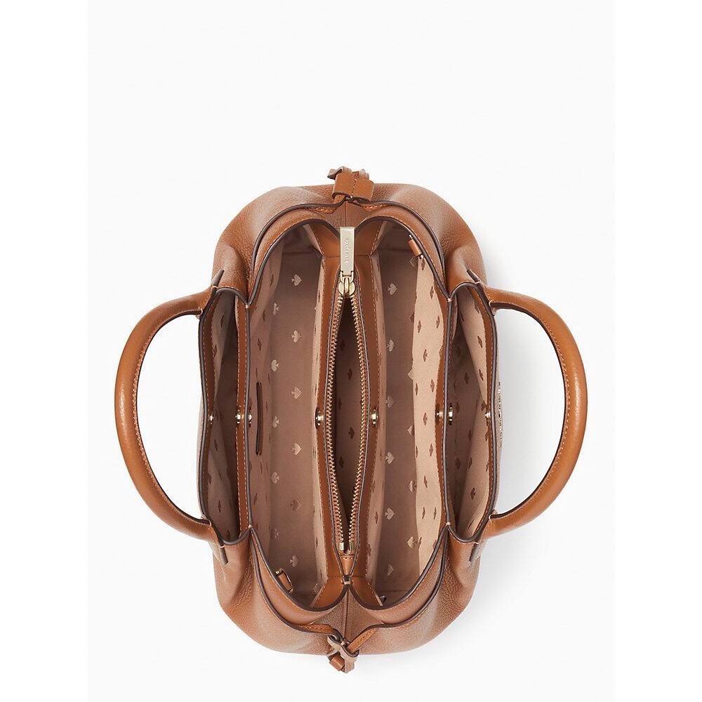 Kate Spade Dumpling Small Satchel in Warm Ginger - Image 3