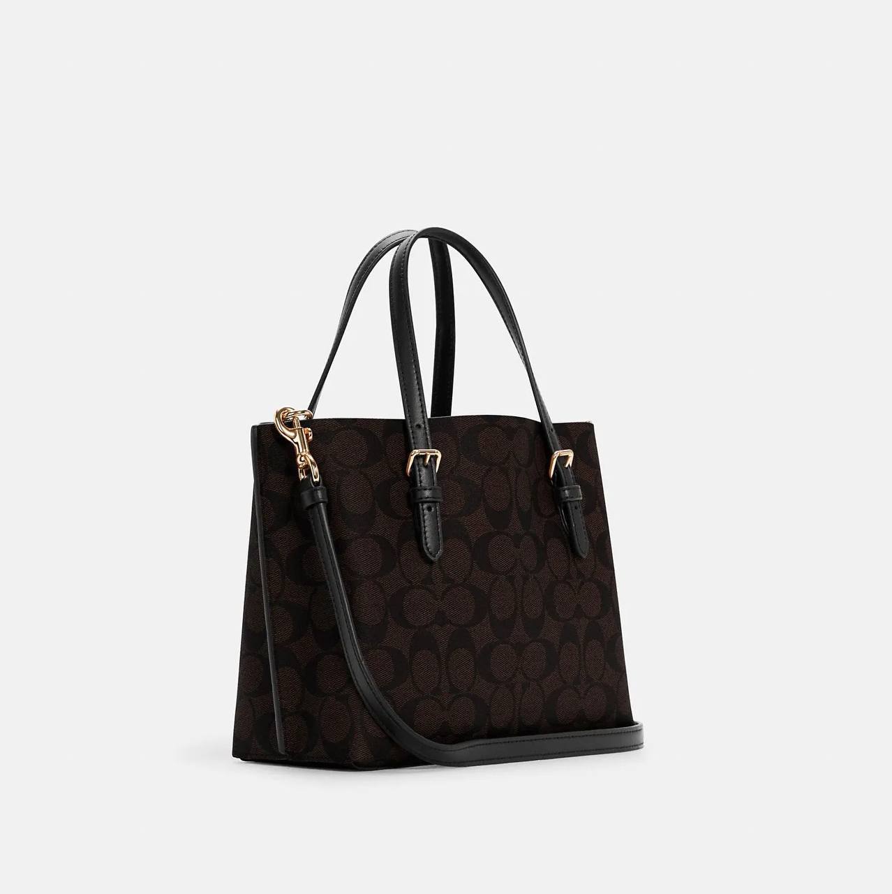 Coach mollie 25 in signature brown black - Amory