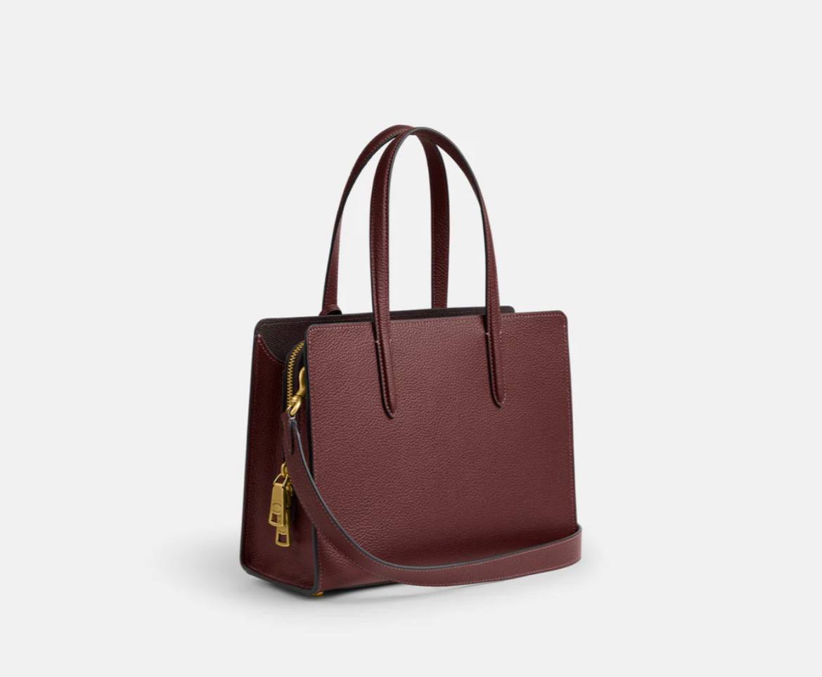 Coach Carter Carryall 28 in Wine - retail transfer - Image 2