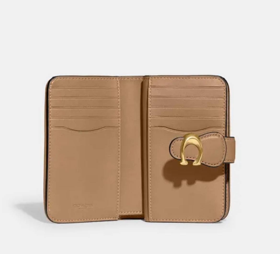 (USA ready stock) Coach Tabby Medium wallet in Brass/Toffee - retail transfer - Image 2