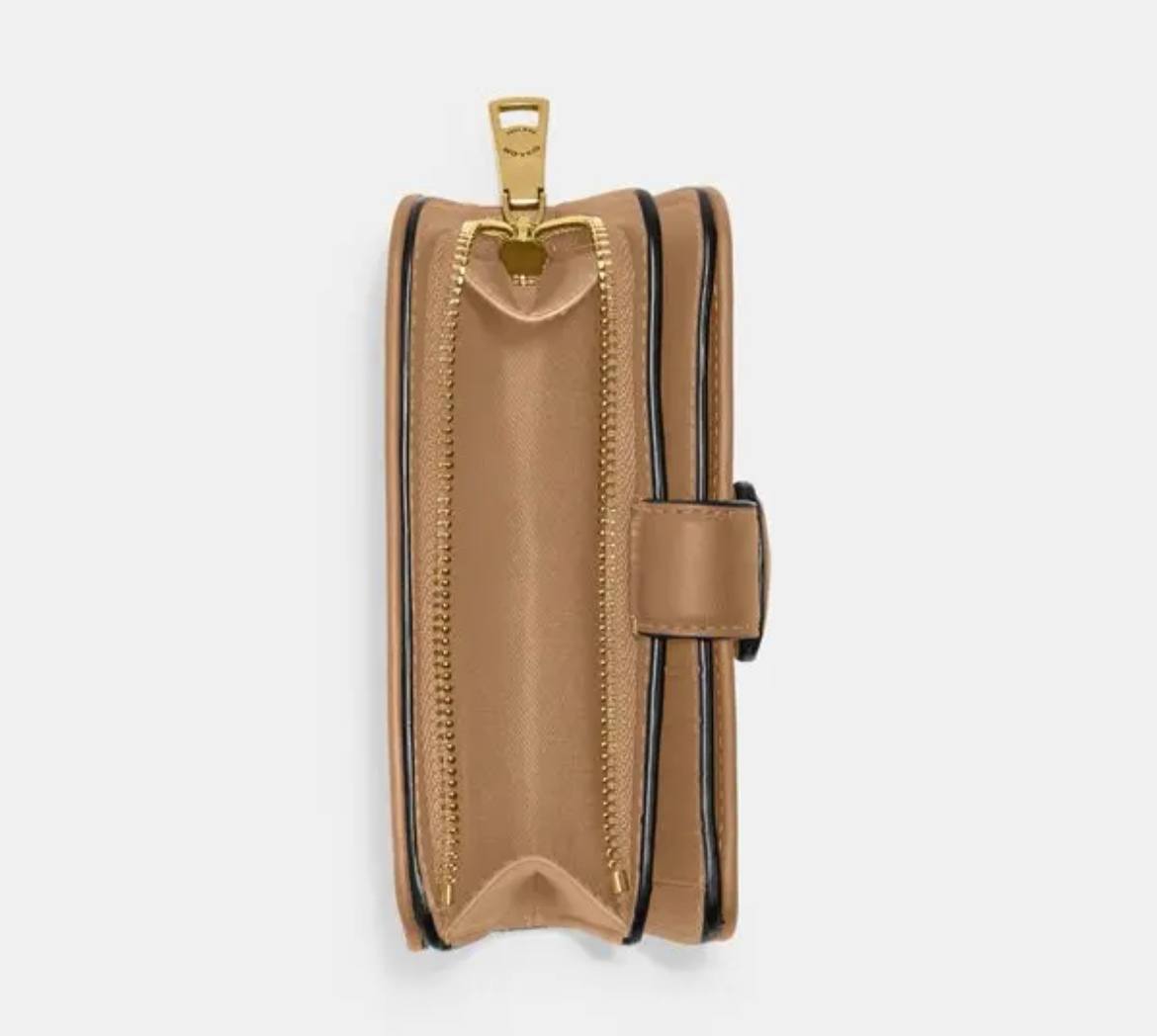 (USA ready stock) Coach Tabby Medium wallet in Brass/Toffee - retail transfer - Image 3