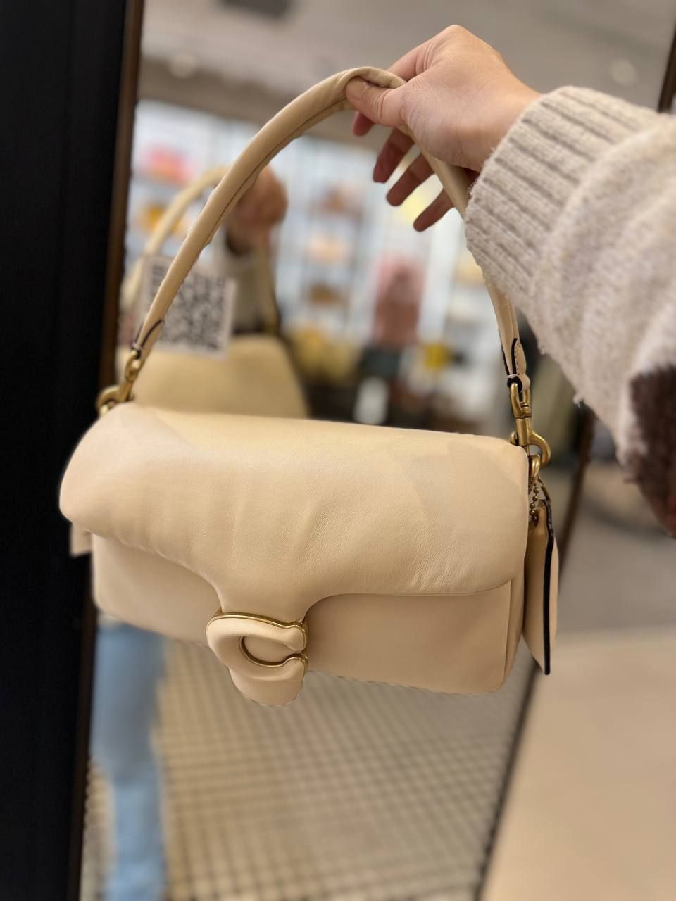 (USA Ready Stock) Coach Tabby Pillow Shoulder Bag 26 in Ivory – Retail Transfer
