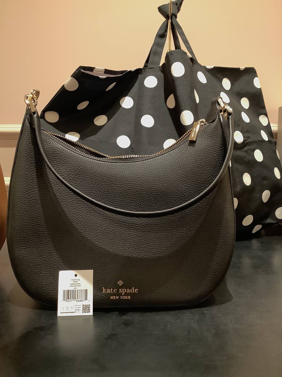 (USA ready stock)Kate Spade Janie shoulder bag in black