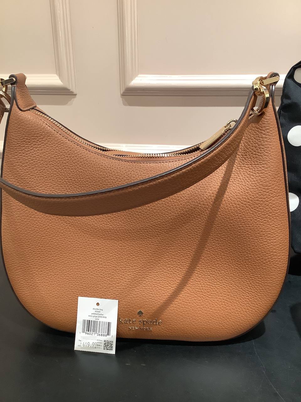 Kate Spade Janie shoulder bag in warmgingerbread Amory