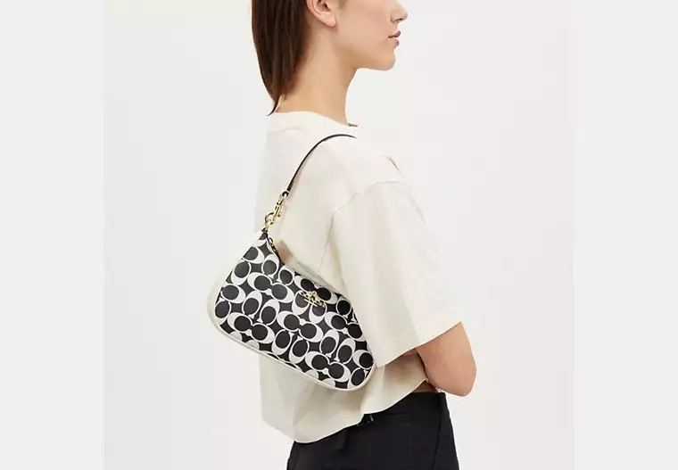 coach Teri Shoulder Bag In Signature Canvas - Image 4