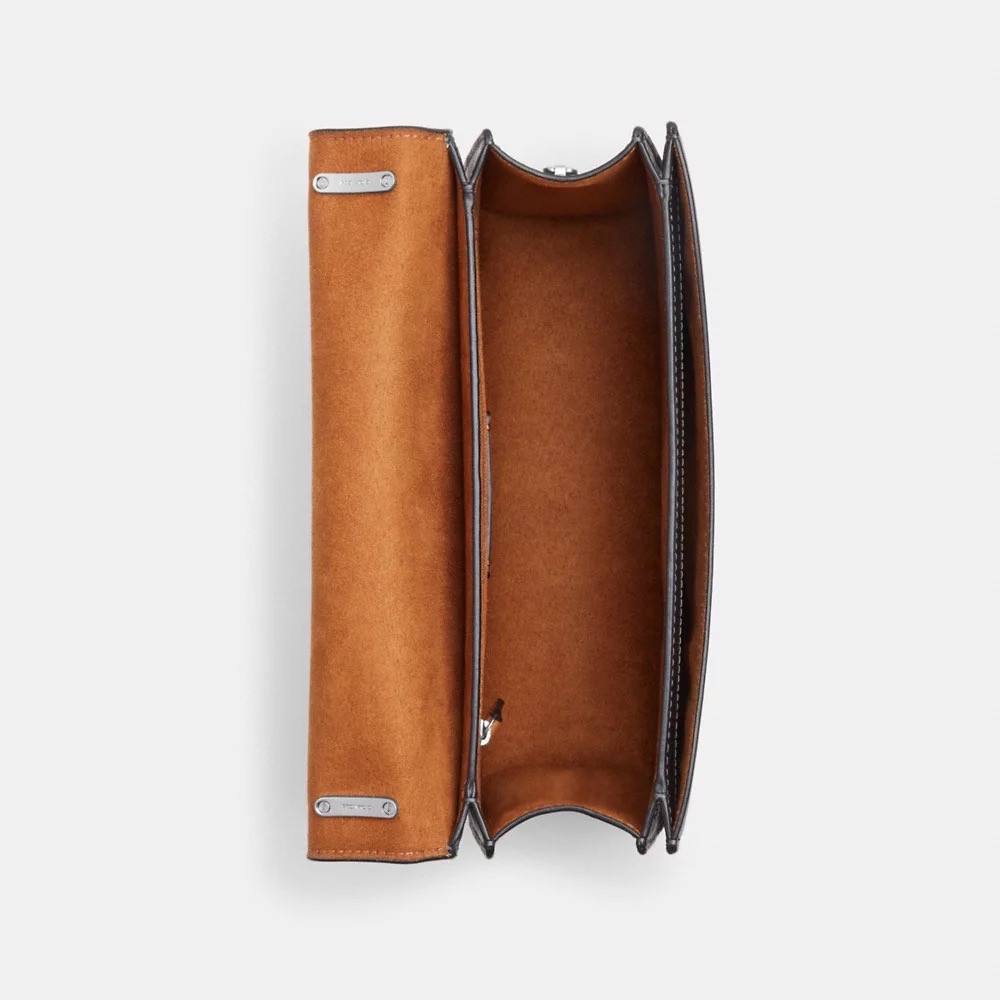 Coach Large Morgan Square Crossbody in Black - Image 3