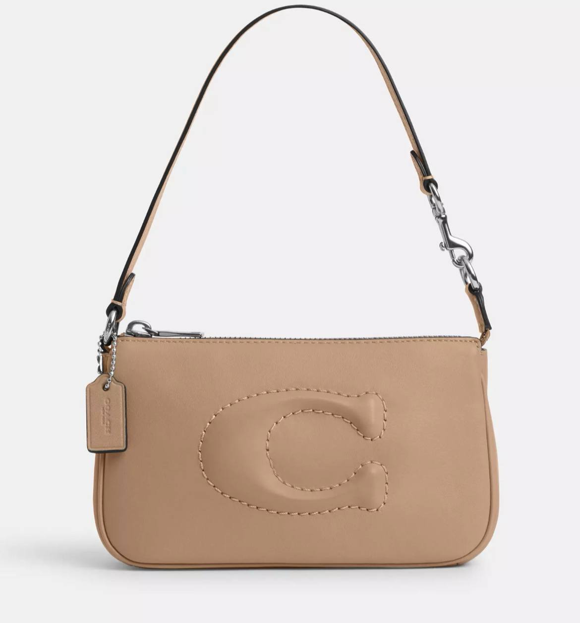 (USA Ready Stock) coach nolita 19 quilting c in taupe