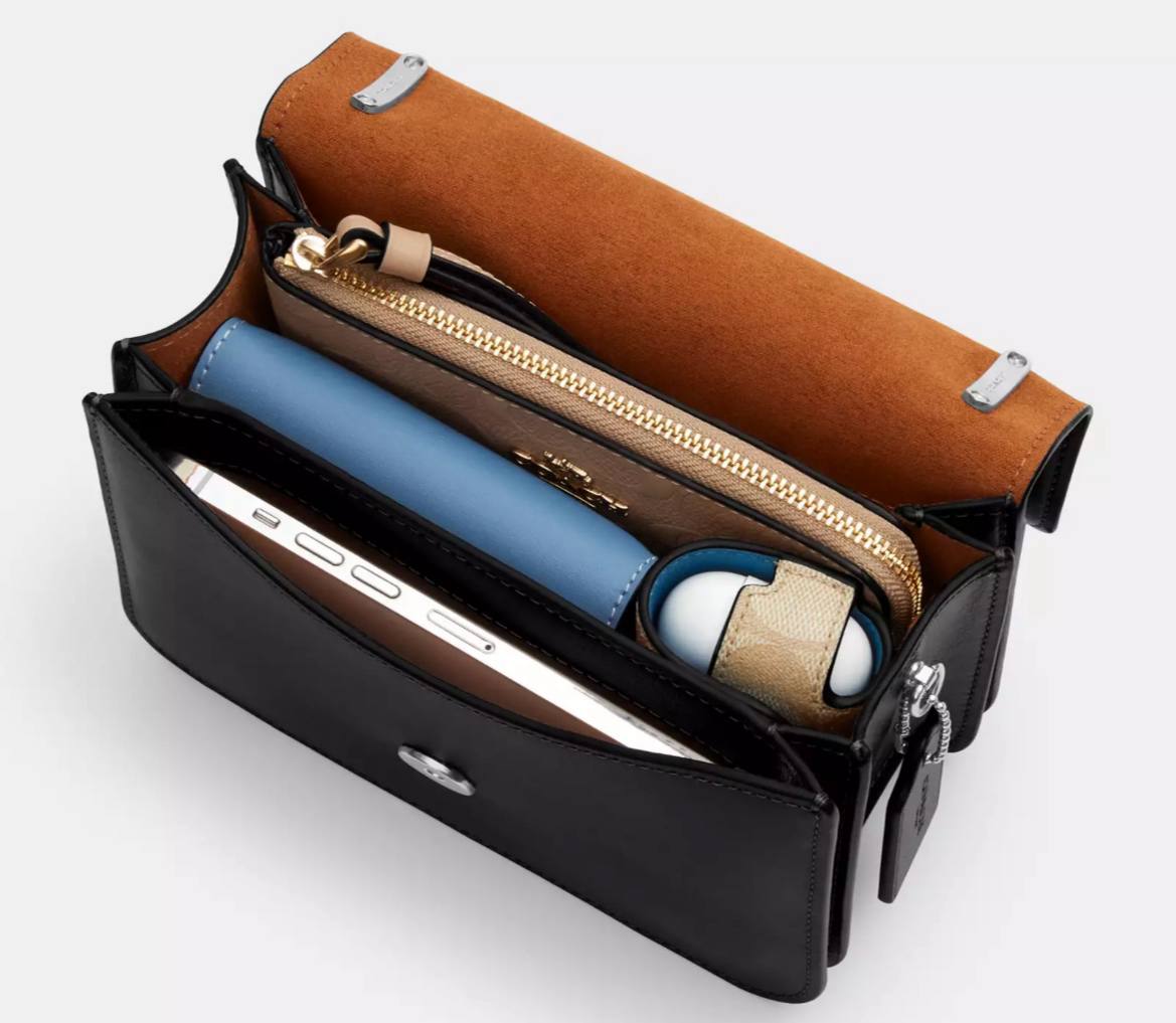 Coach morgan square crossbody in croc black - Image 4