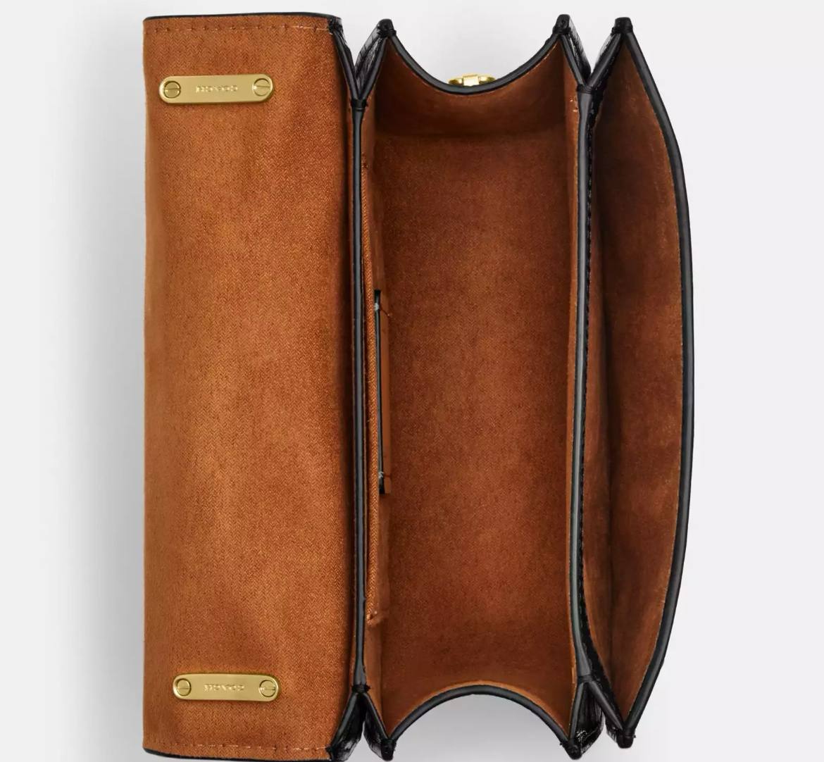 Coach morgan square crossbody in croc black - Image 3